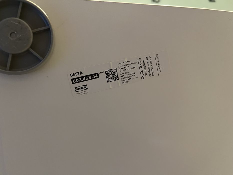 Szafka Besta obudowa biała 120x40x38