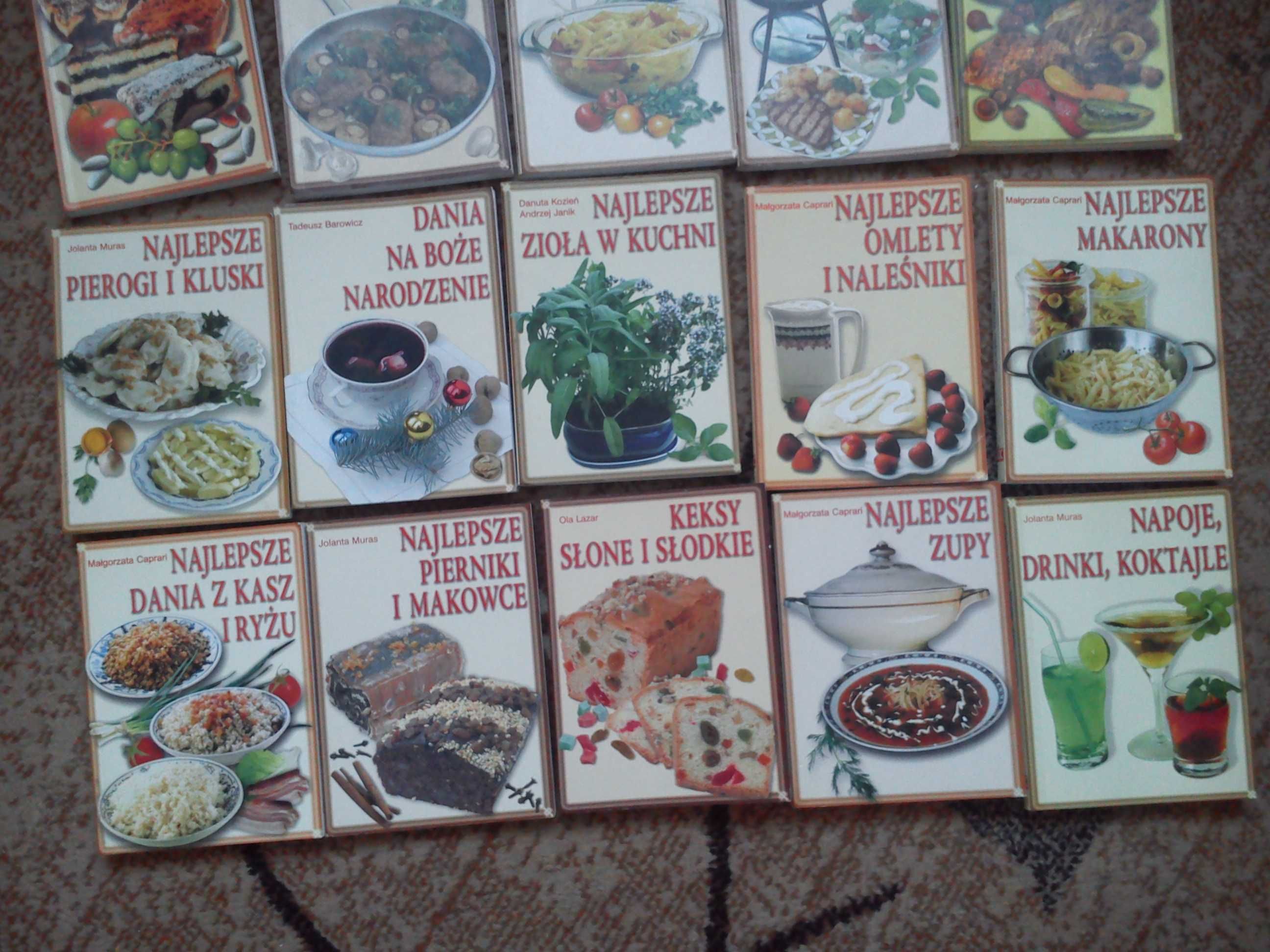 Książki kulinarne zestaw 29 sztuk