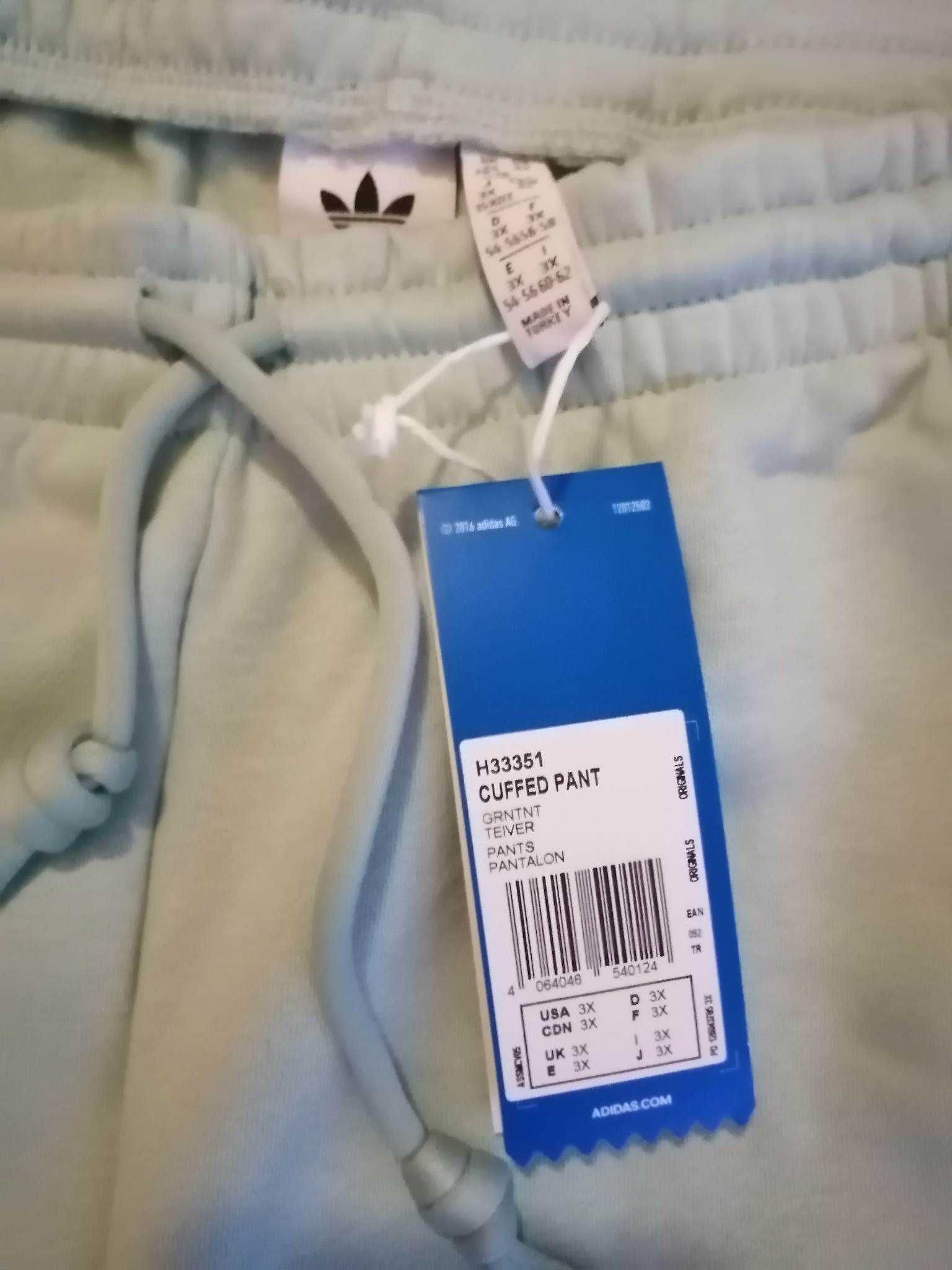ADIDAS Cuffed PLUS Size Nowe Spodnie Dresowe Damskie 54-56 Oryginalne