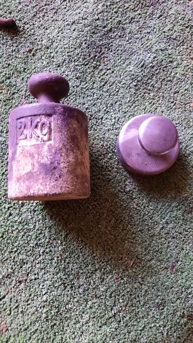 Odważniki metalowe retro PRL