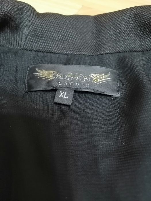 Marynarka żakiet XL czarna mgiełka Angel Eye London