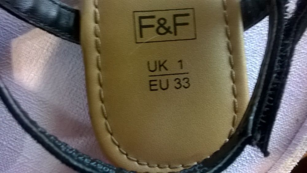 Красивые босоножки F&F р.33 стелька 21см