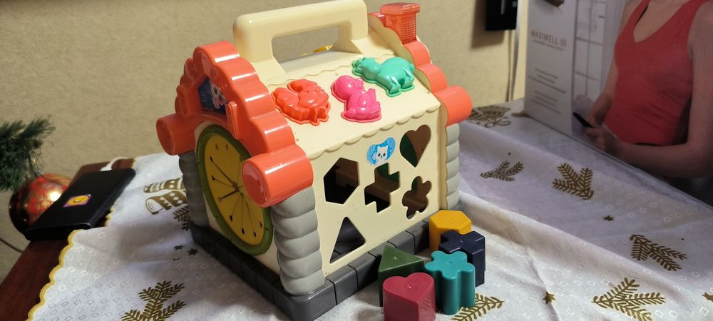 Сортер дитячий, будинок