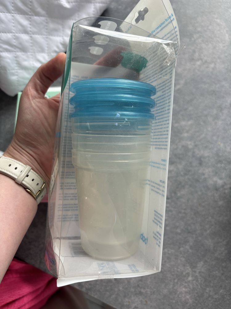 Babyono nowe pojemniki na mleko do przechowywania mleka