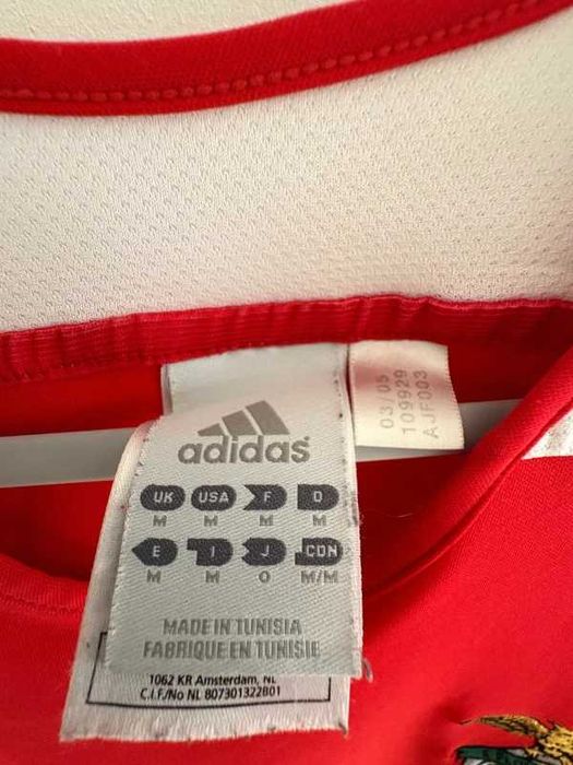 Camisola Benfica 05/06 adidas - Miccoli 30 (tamanho M)