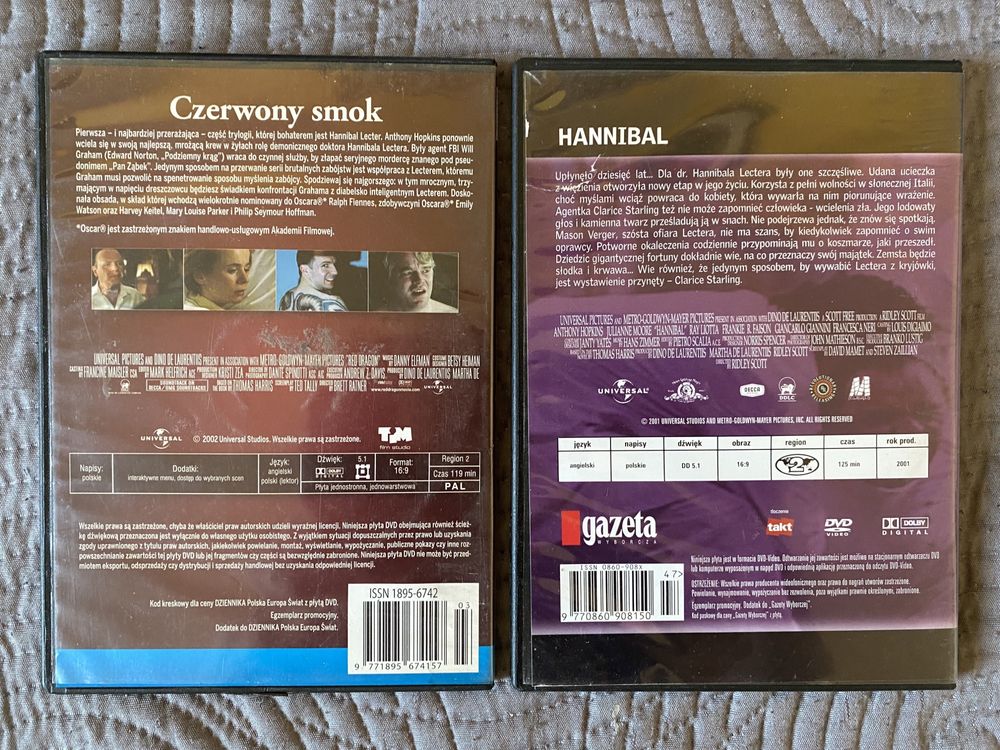 Hannibal i Czerwony smok DVD