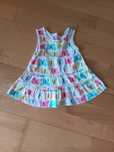 Vestido borboletas 3/6 meses