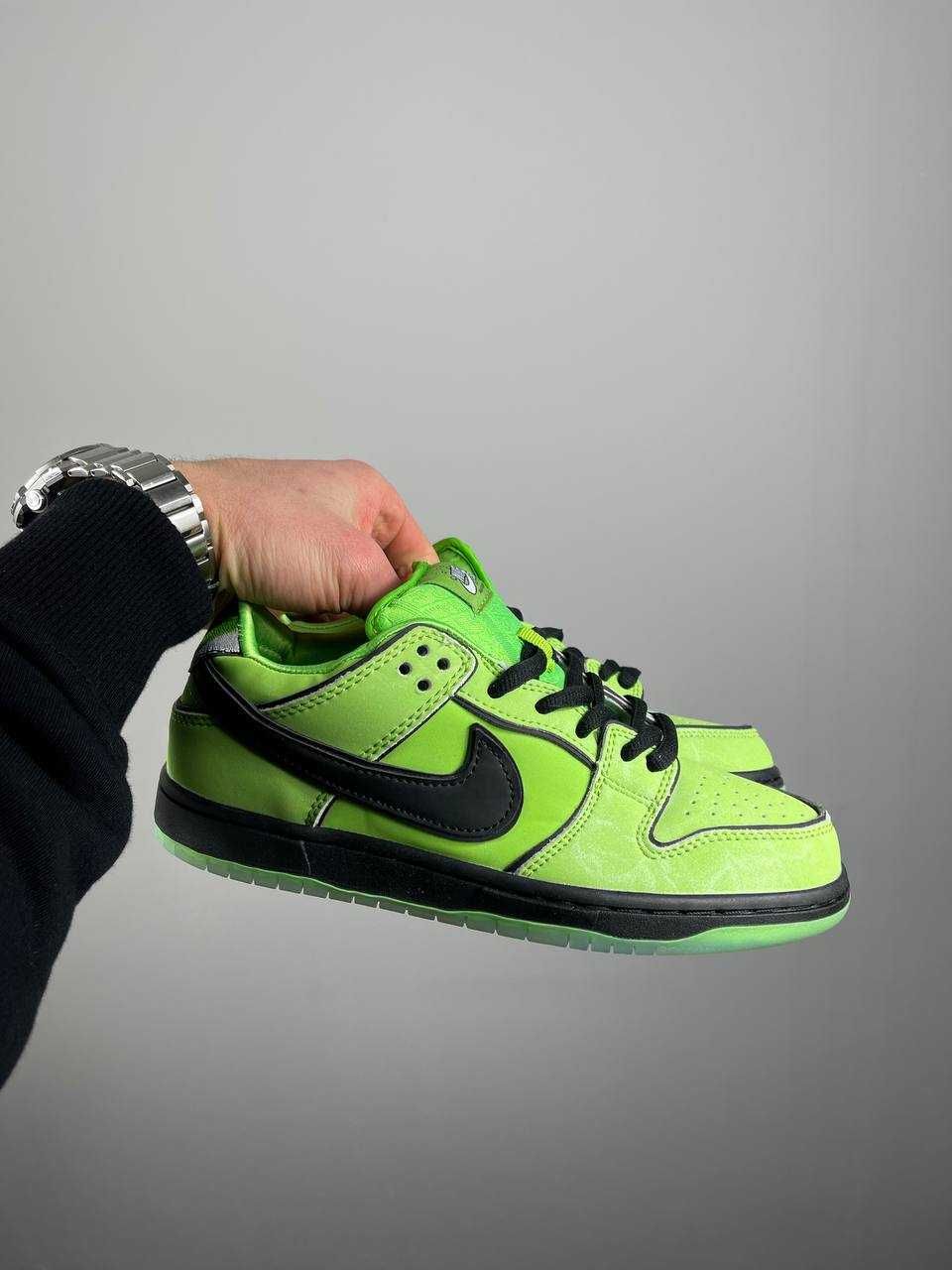 Кроссовки Nike SB Dunk Low The Powerpuff Girls Buttercup 36-45 Хит!