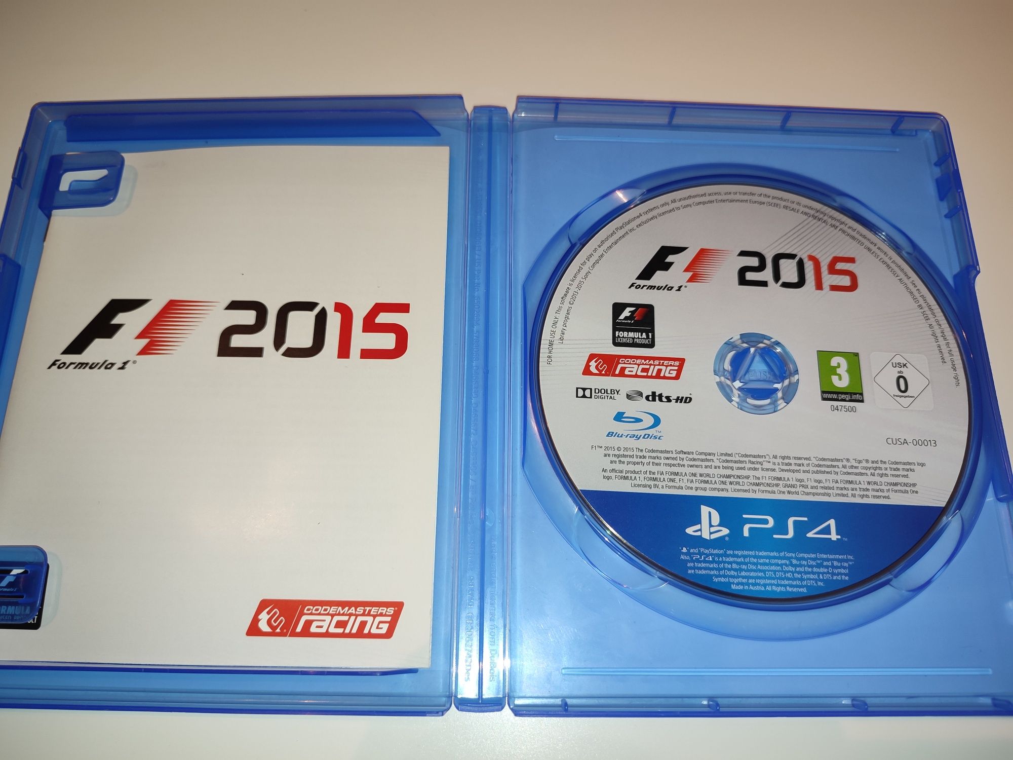 Gra Ps4 F1 Formuła 1 2015 gry PlayStation 4 wyścigi samochodowe NFS