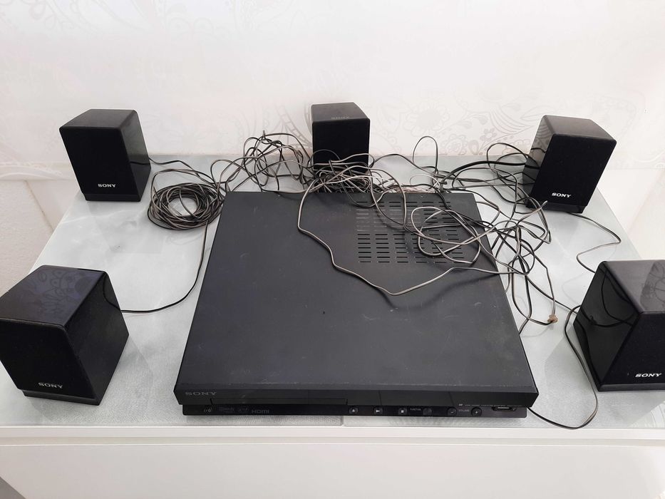 Leitor home theater Sony 5.1 dvd/fm+usb+audio in