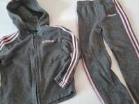 Dres adidas 3-4 lat szary stan bdb