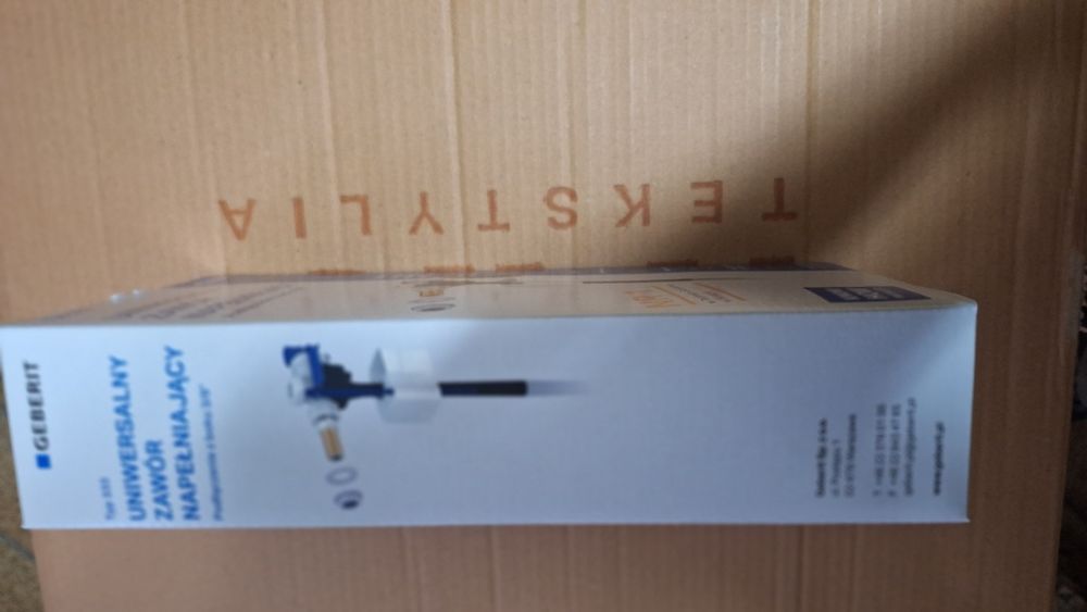 Zawór napełniający GEBERIT - uniwersalny (nowy)