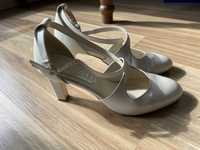 Buty ślubne Kotyl rozmiar 37 kolor biały perła