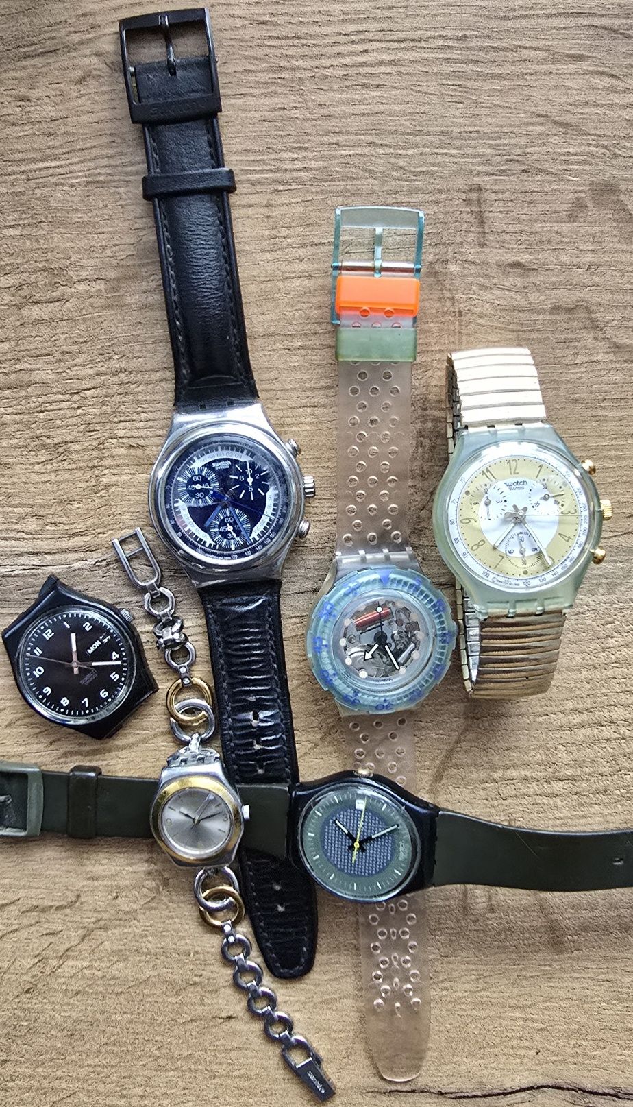 Swatch Irony Scuba chrono chronograph zestaw swiss made