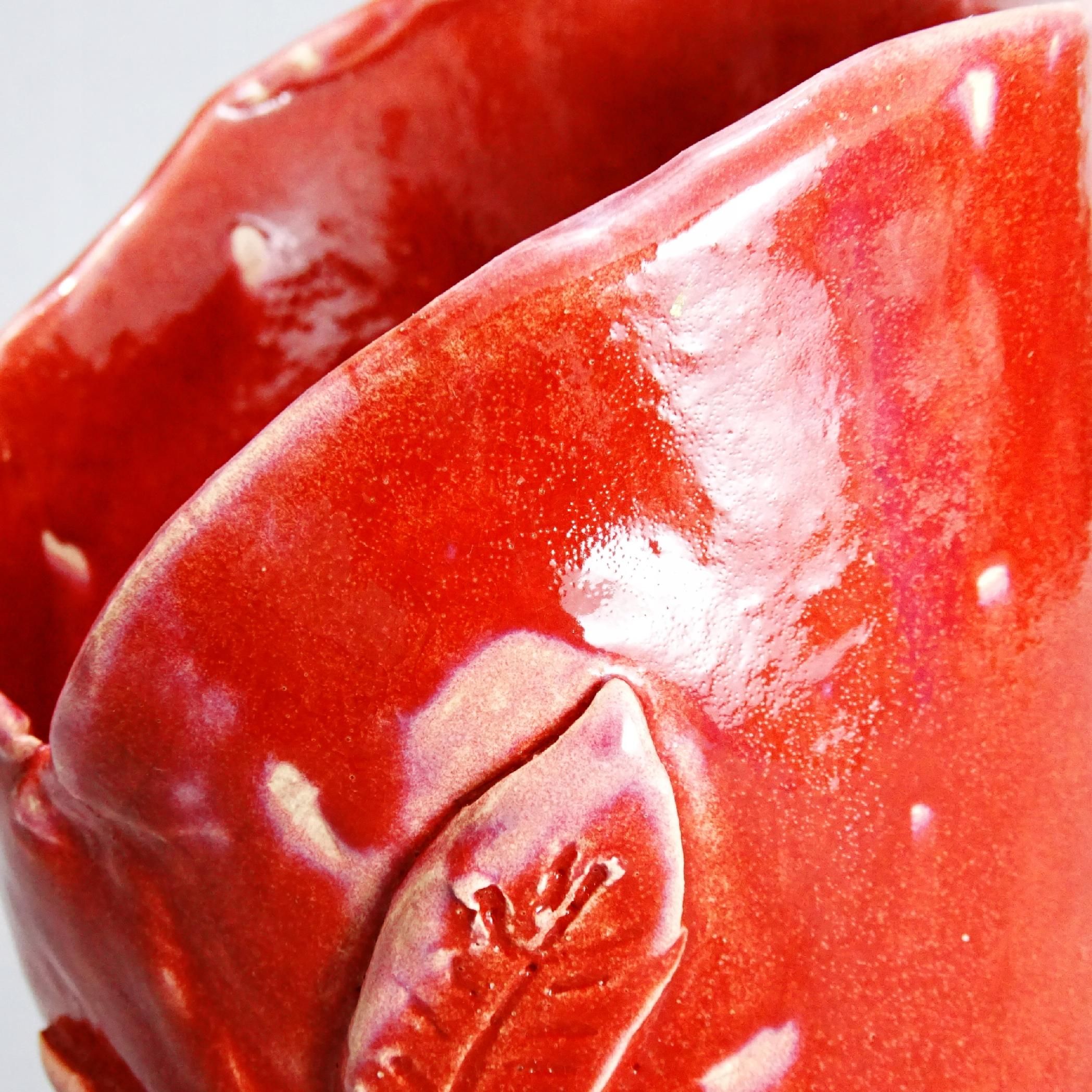 ceramika autorska piękny wazon pojemnik