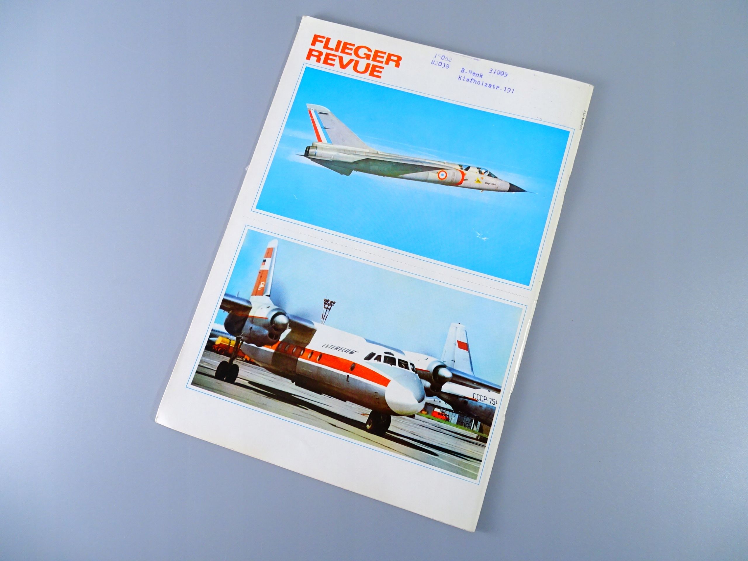 magazyn lotnictwo lata 70-te flieger revue samolot