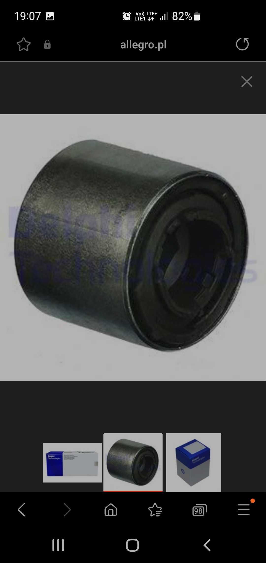 Tuleja wachacza bmw e46 td1047w nowa delphi