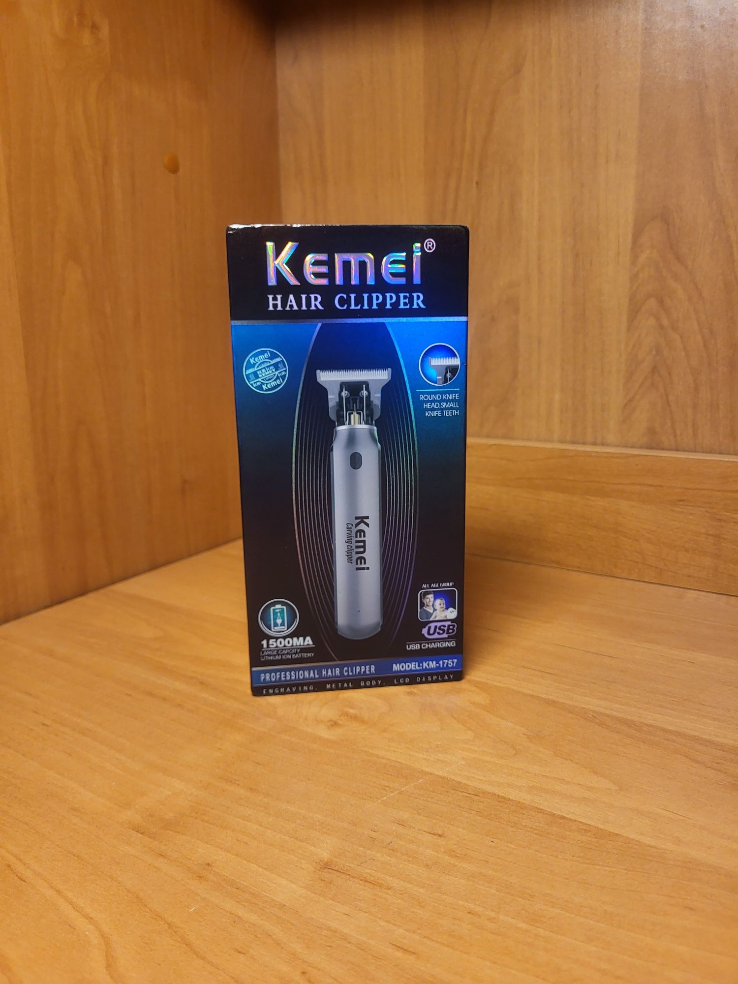 Тример Kemei KM-1757 для бороди та оконтовки