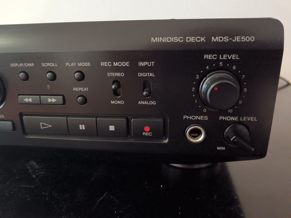 Minidisc Sony MDS-JE500