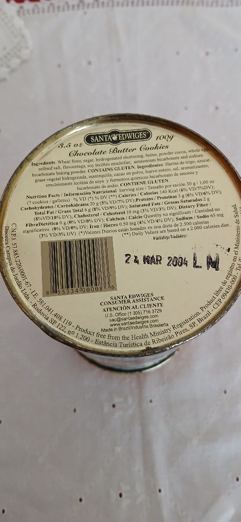 Lata/mealheiro, antiga