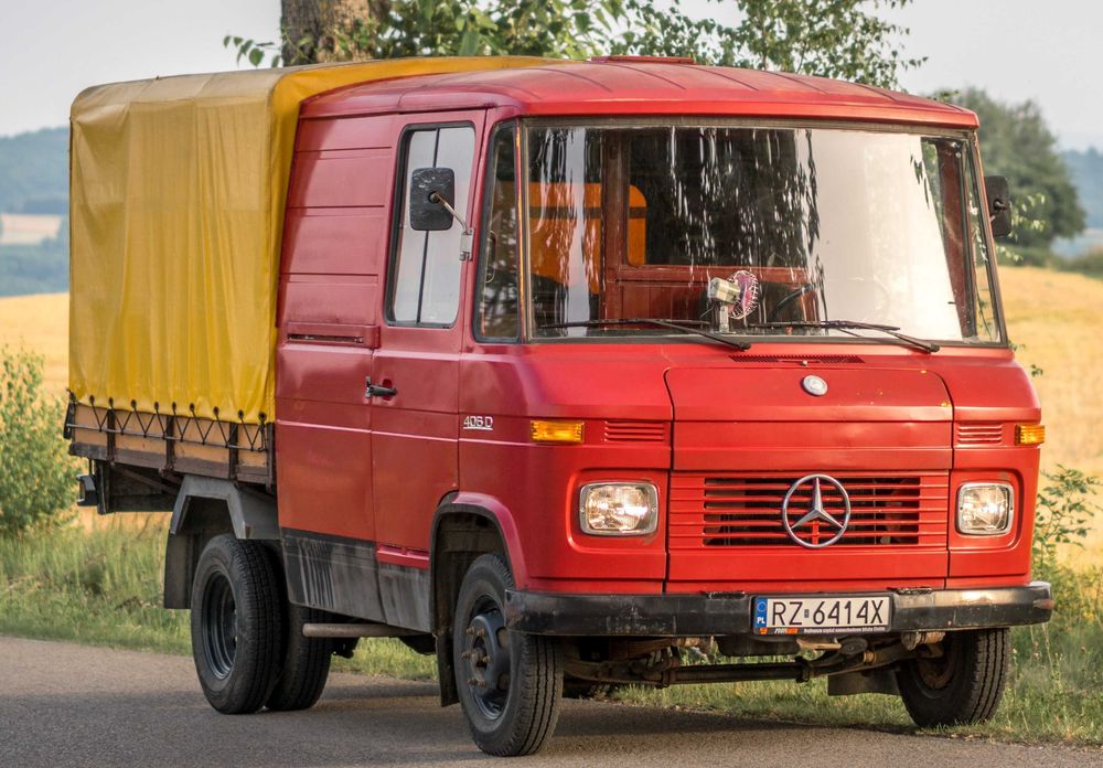 Mercedes 406D wersja pocztowa unikat, zabytek