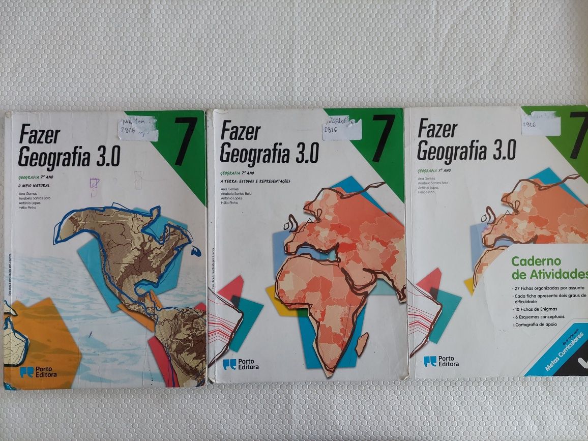 Livros 7 ano - Geografia