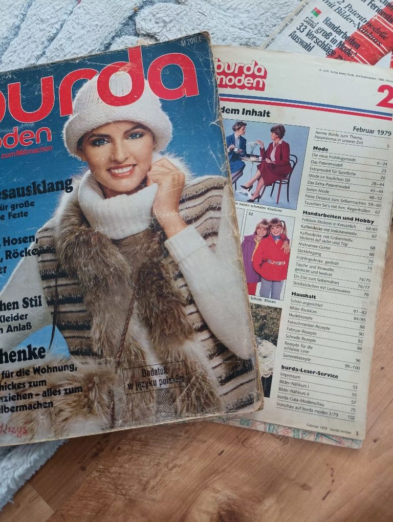 Wykroje Burda z lat 90 -16 sztuk komplet