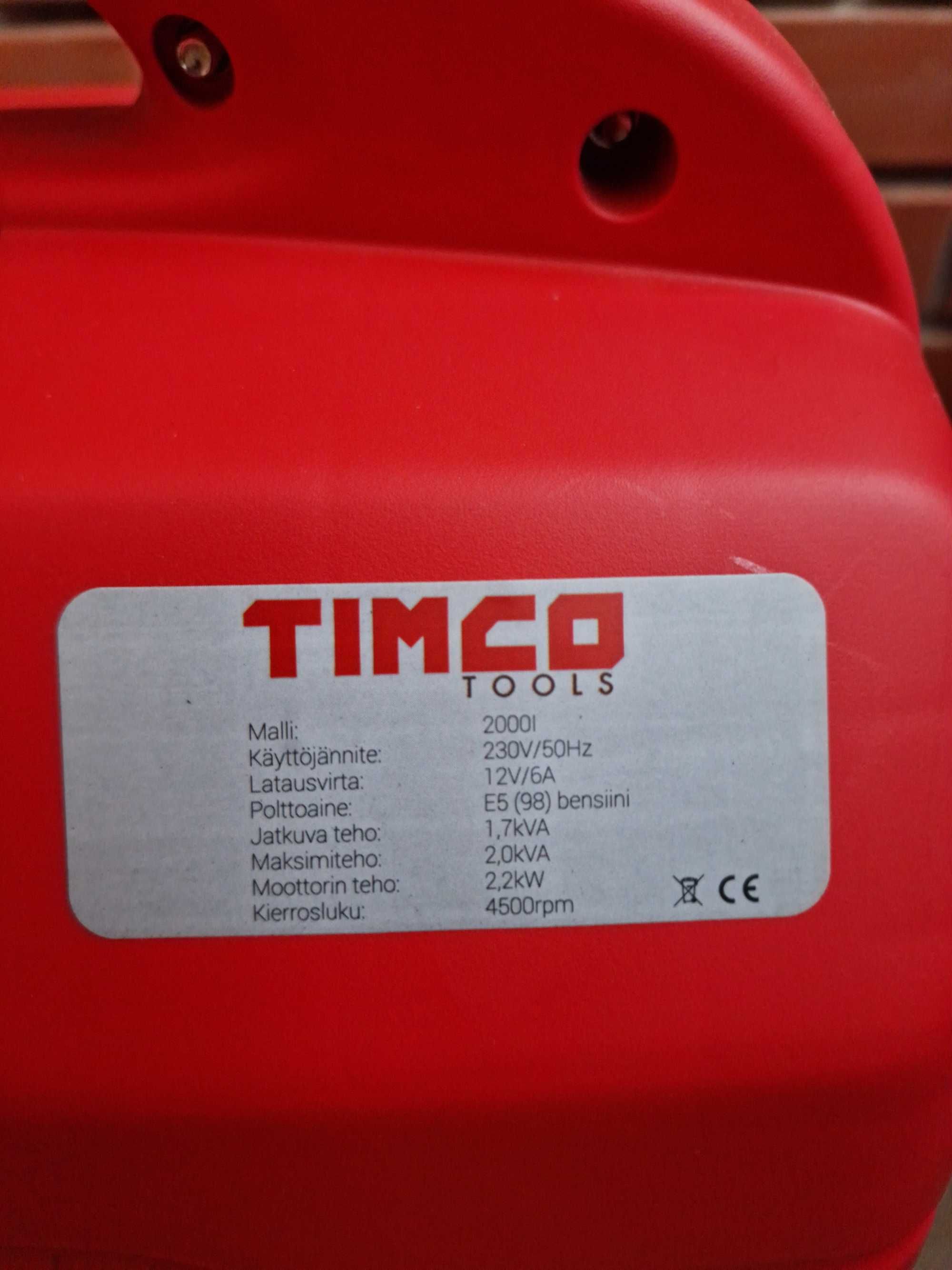 Генератор інверторний бензиновий Timco Tools 2000i