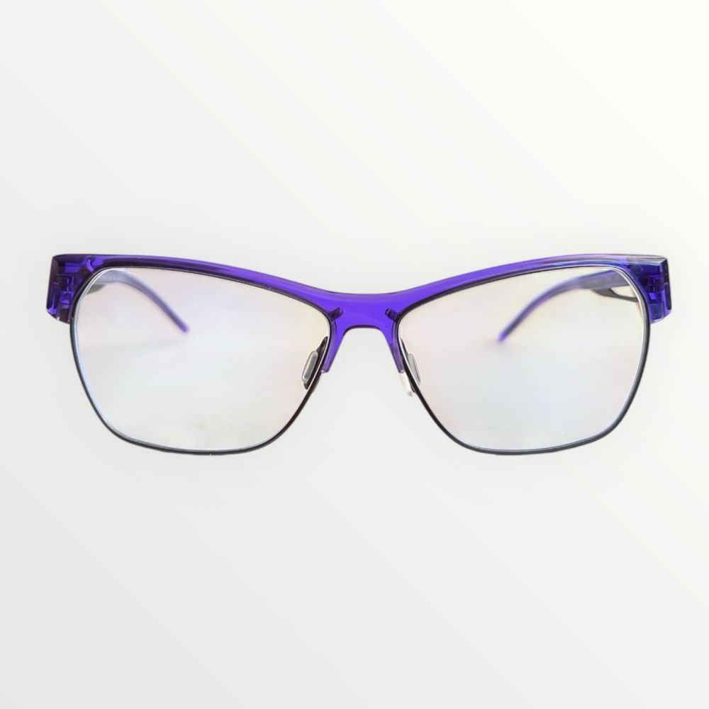 Жіноча синя оправа окуляри cateye котяче око Orgreen Edna 130