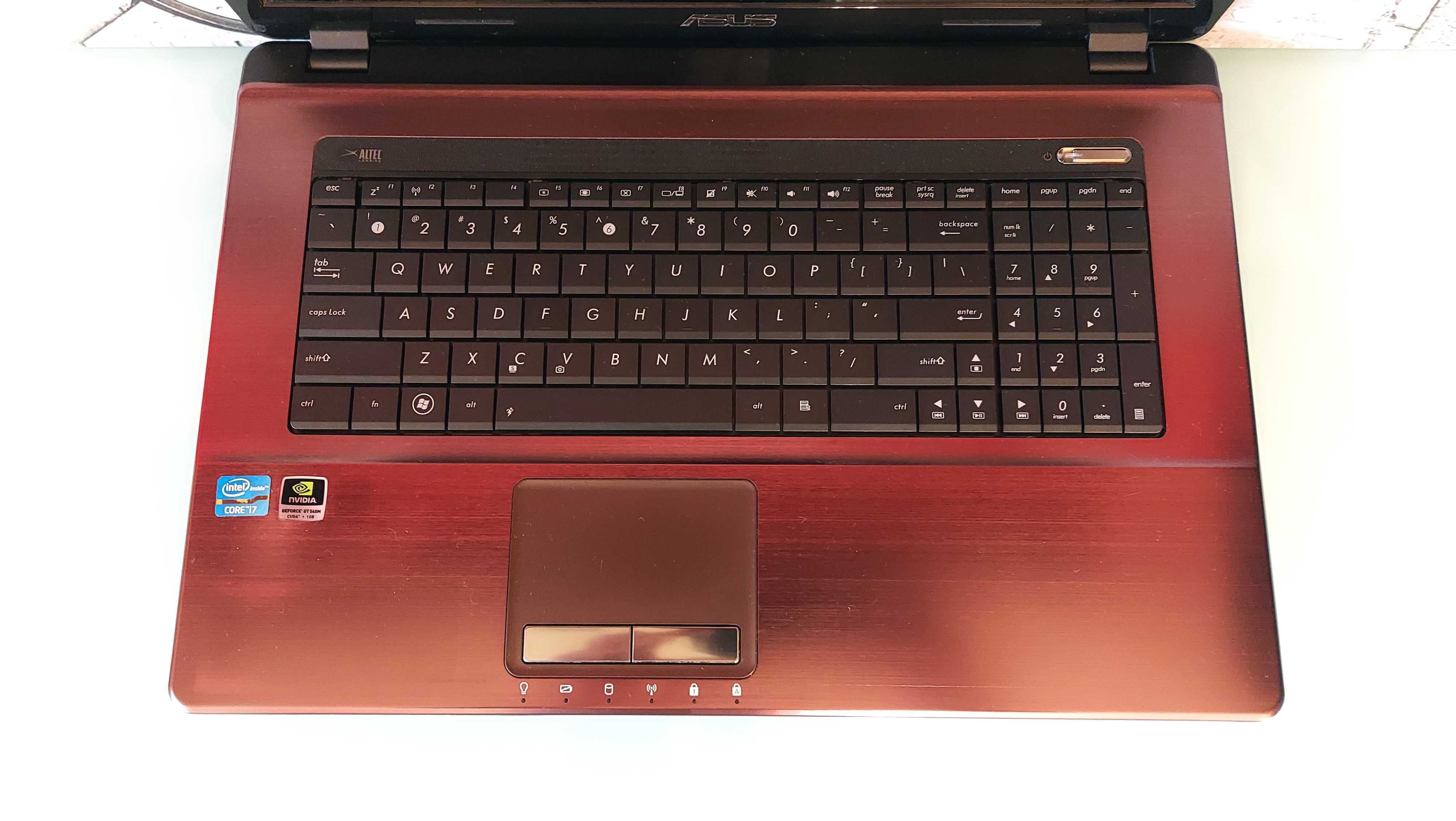 Multimedialny ASUS 17,3 cale Intel-i7 16GB SSD128GB+320GB Win11 Office