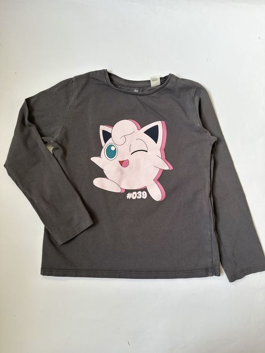H&M bluzka z Jigglypuff Pokrmon rozm. 122/128 cm, 7-8 lat