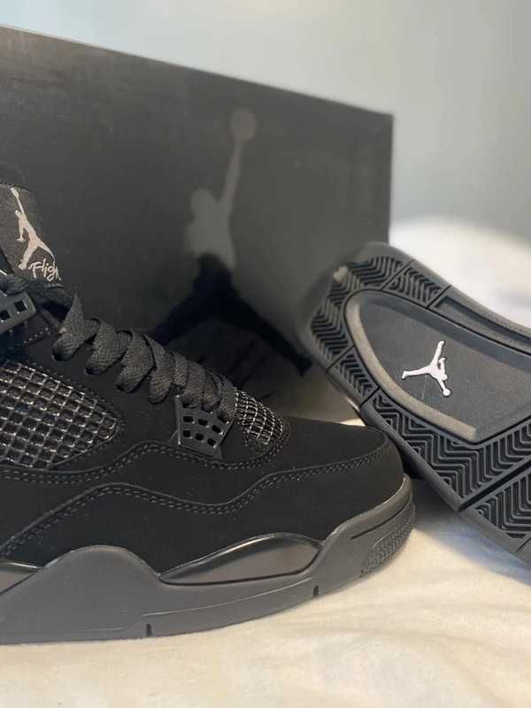 New Nike Air Jordan 4 Retro Black Eu 38