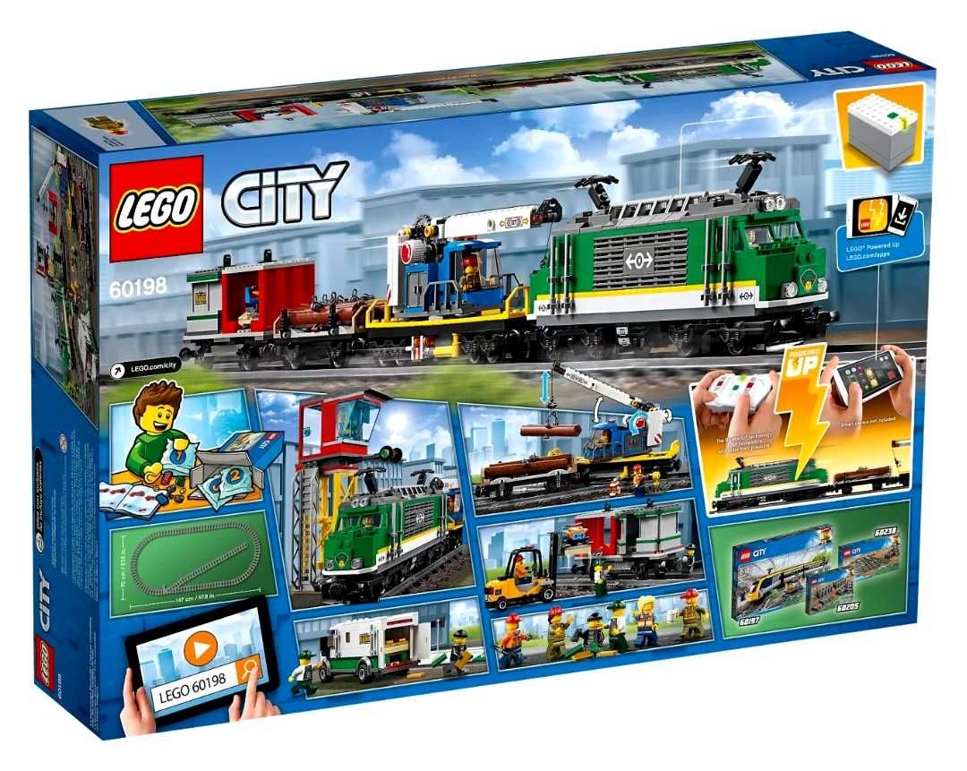 Lego City 60198 Pociąg towarowy Nowy na prezent!