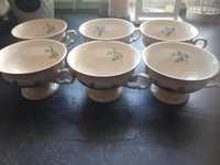 6 sztuk filiżanek porcelanowych Pruszków