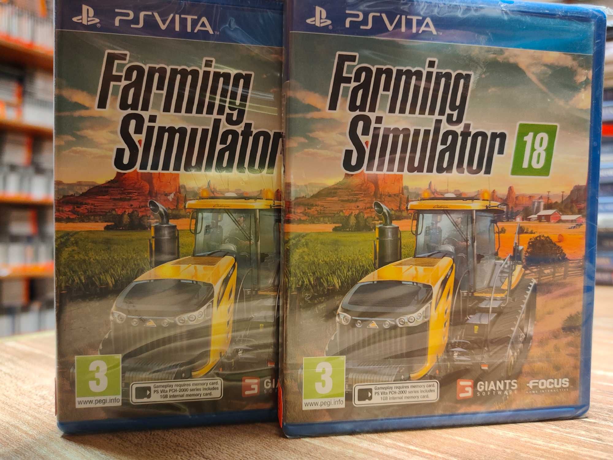 Farming Simulator 18 PS Vita Nowa gra z folią, Sklep Wysyłka Wymiana