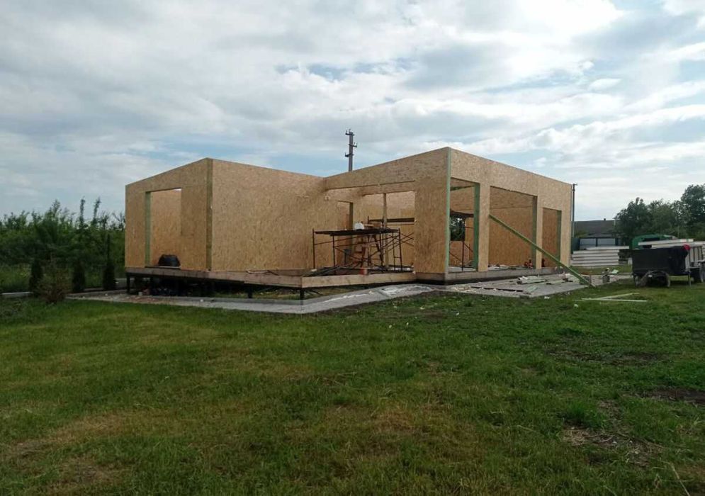 Енергоефективний будинок 116 м2 за 45 днів з СІП панелей в Березані