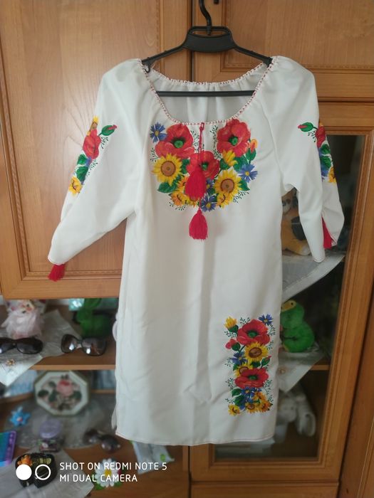 Вишите плаття на дівчинку