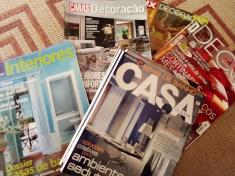 Diversas revistas: decoração e para crianças