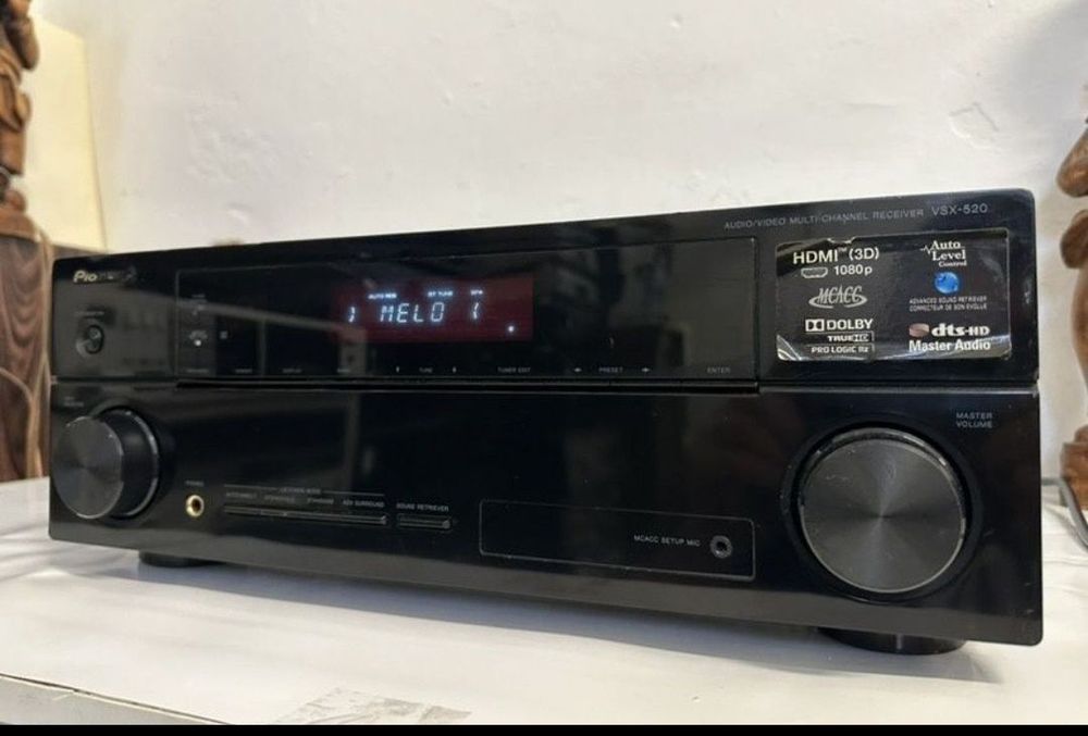 5.1 AV Amplituner PIONEER VSX-520,521*5x130 Вт, HDMI, 3D,