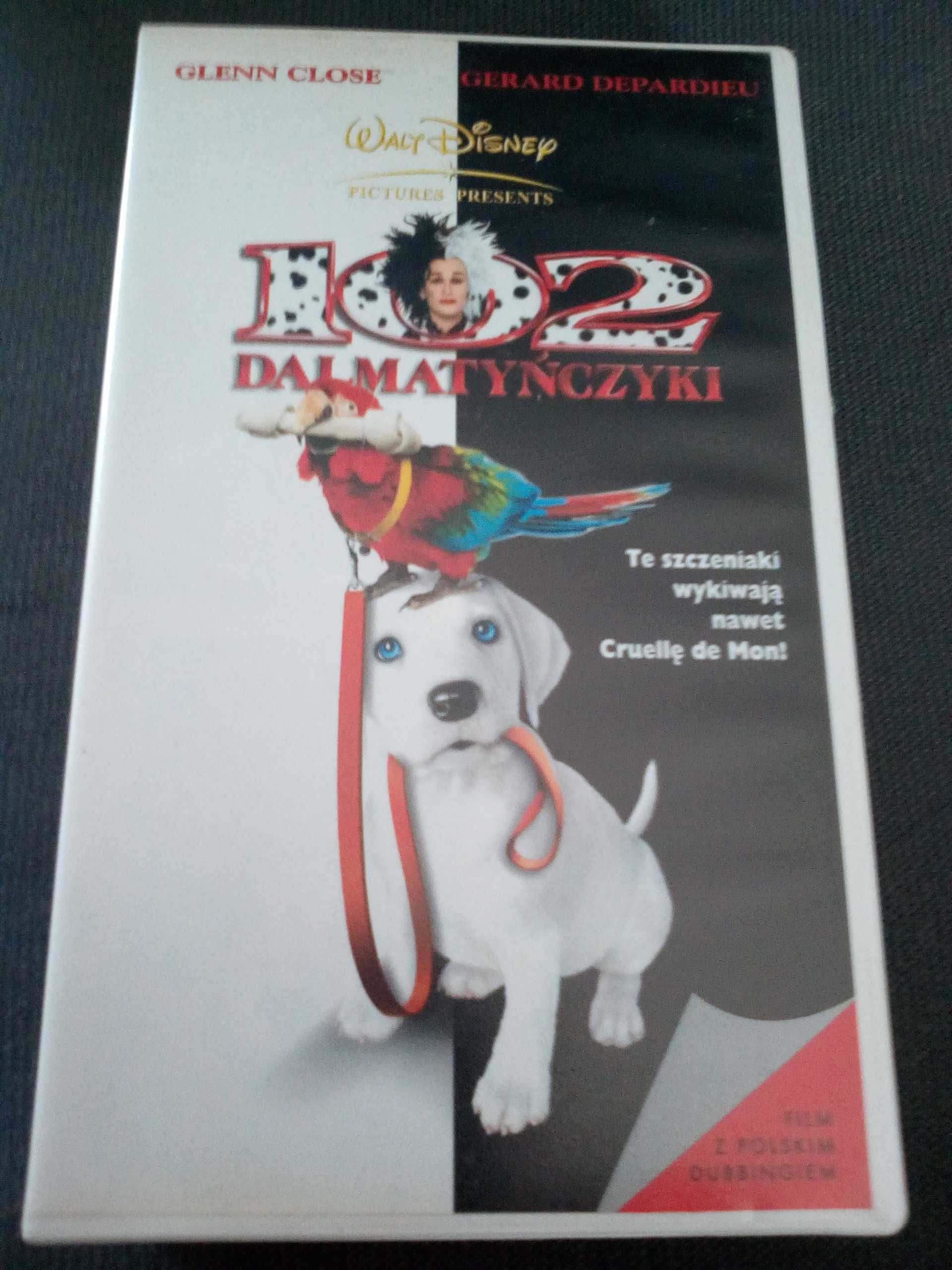 Kaseta VHS 102 Dalmatyńczyki polski dubbing