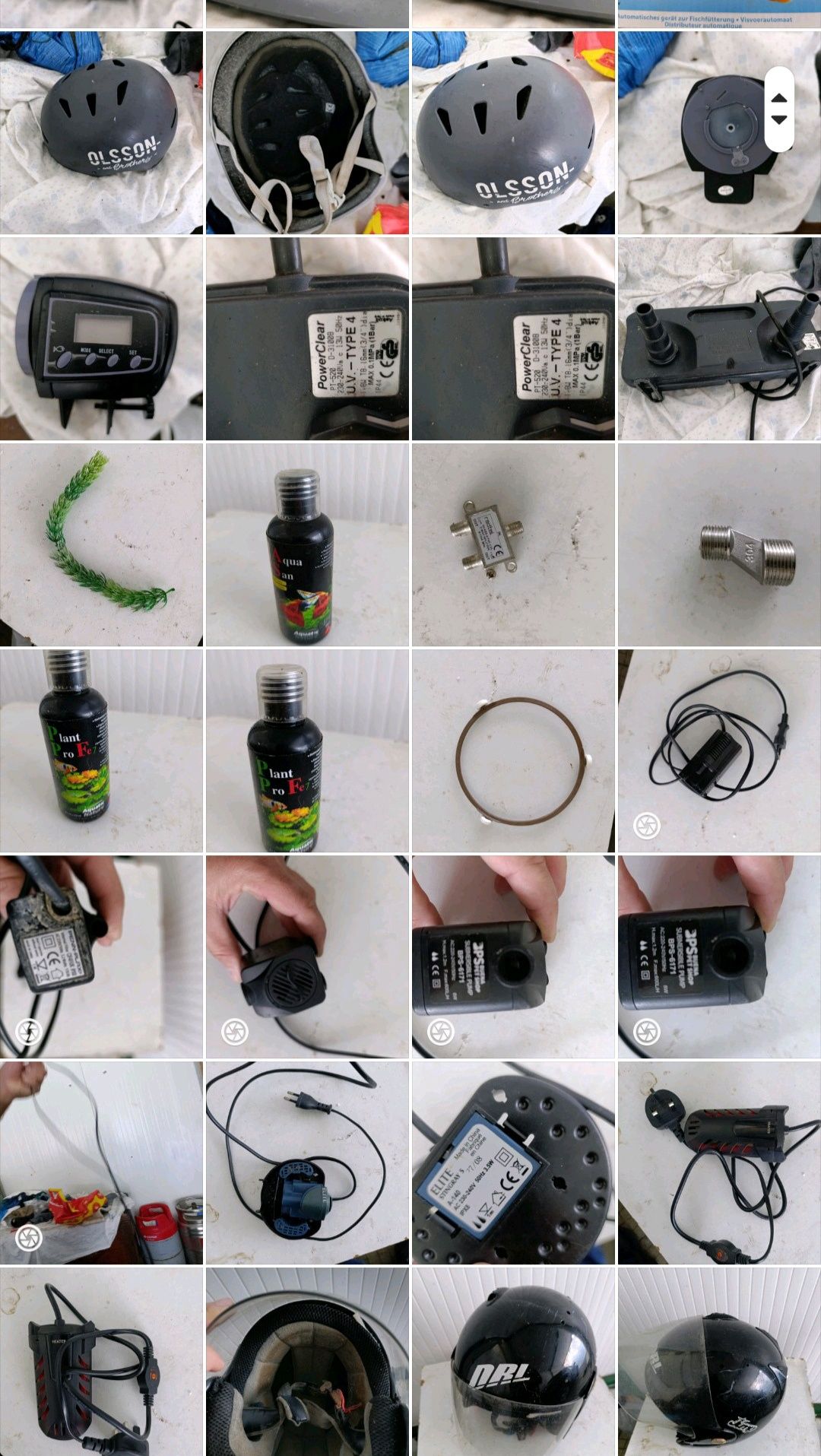 Várias coisas do aquário e outras.