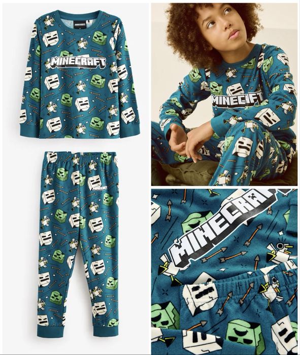 Minecraft Marvel від 110 до 140 Next H&M пижама летняя шорты штаны