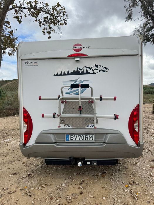 Burstner perfilada cama central + suspensao pneumatica