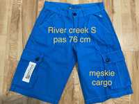 River creek S męskie niebieskie krótkie spodenki szorty pas76