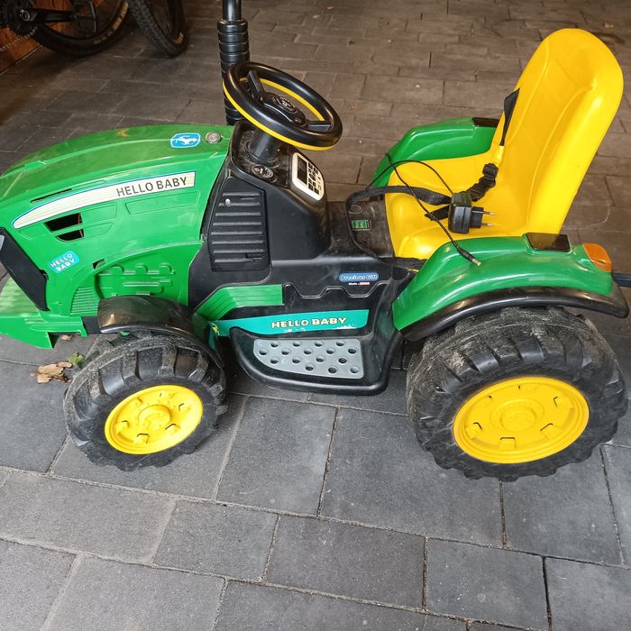 Traktor, przyczepa i pilot dla dziecka