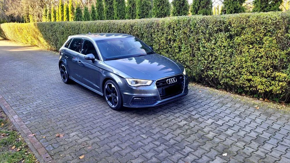Audi A3 Sportback Jak nowy S- Line Automat 184 KM Bez wkładu Quattro