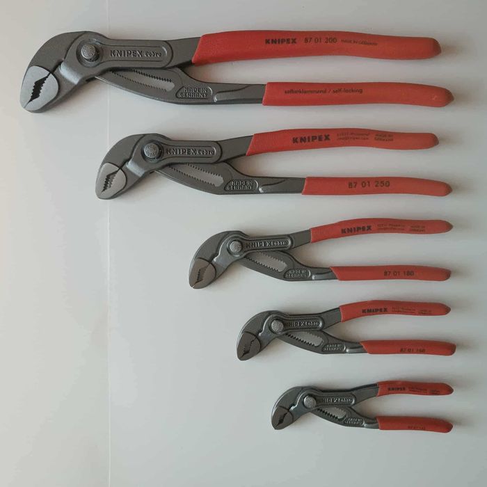 Knipex Szczypce do rur śrub i nakrętek zestaw 5 szt
