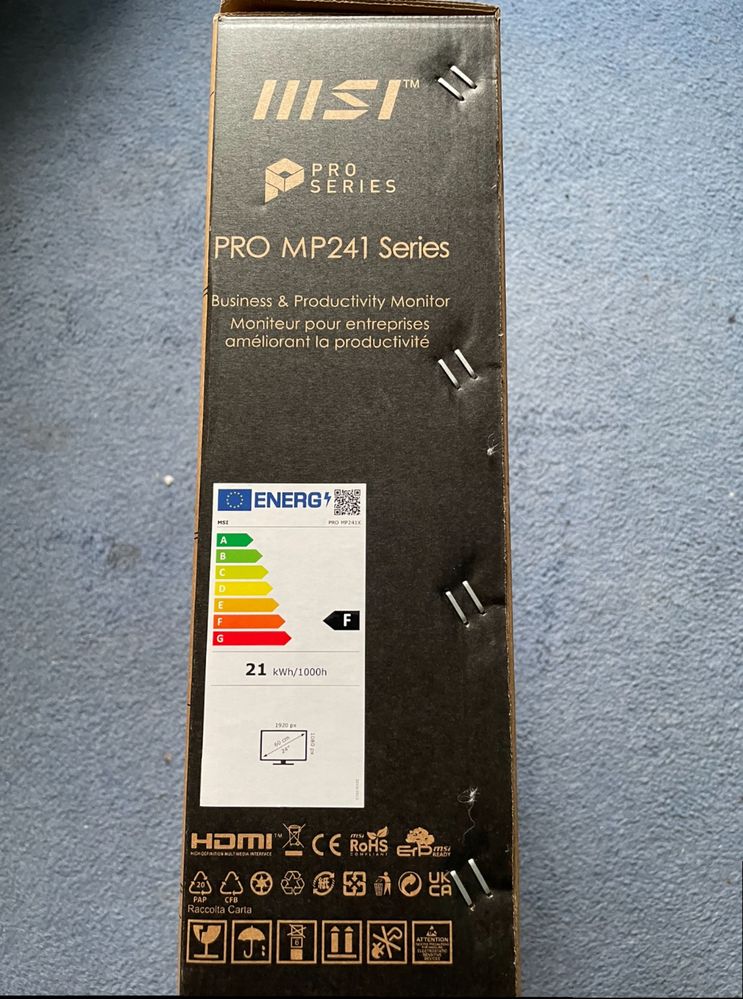 Monitor Led Msi PRO MP241 Series