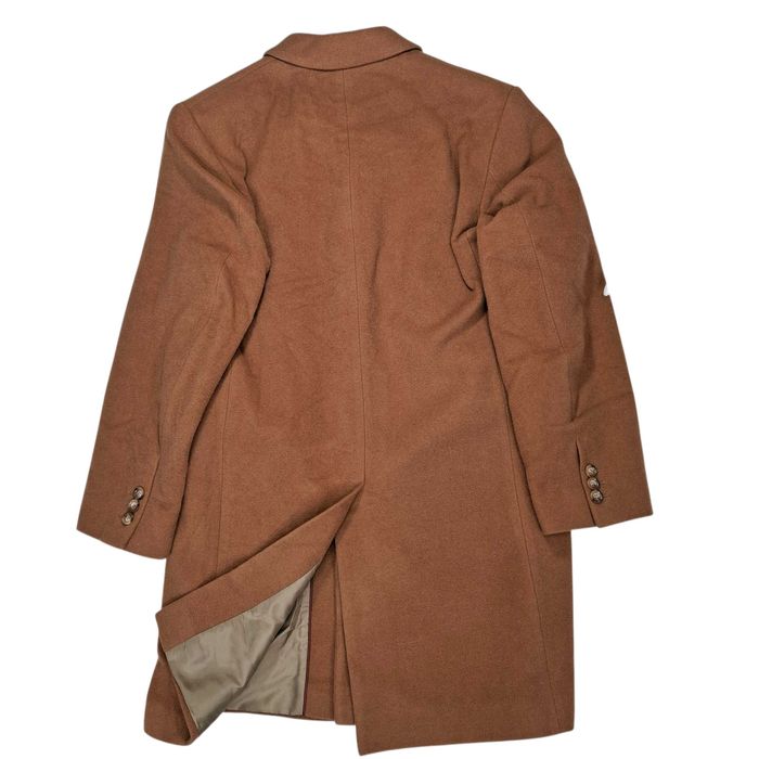 Heine Płaszcz męski Camel Wełna Kaszmir brązowy L XL 50 wełny kaszmiru