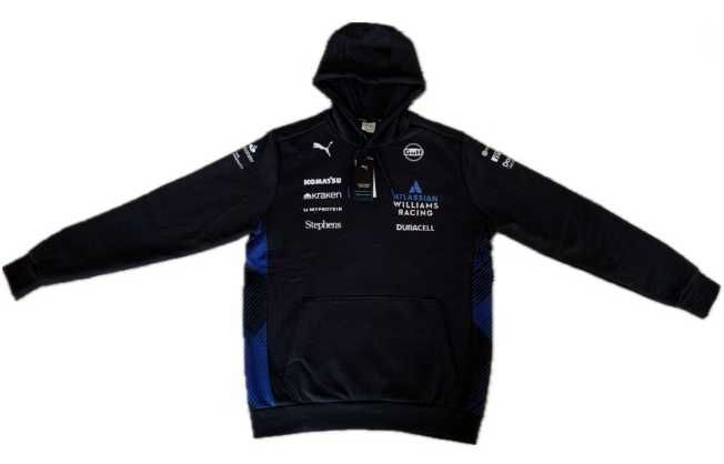 PUMA Williams Racing Formuła 1 2025 męska bluza z kapturem F1 Team - L